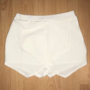 White Envelope Skort